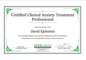 Certified anxiety treatment professional, David Ejchorszt from About Balance Counseling in Longmont, Colorado